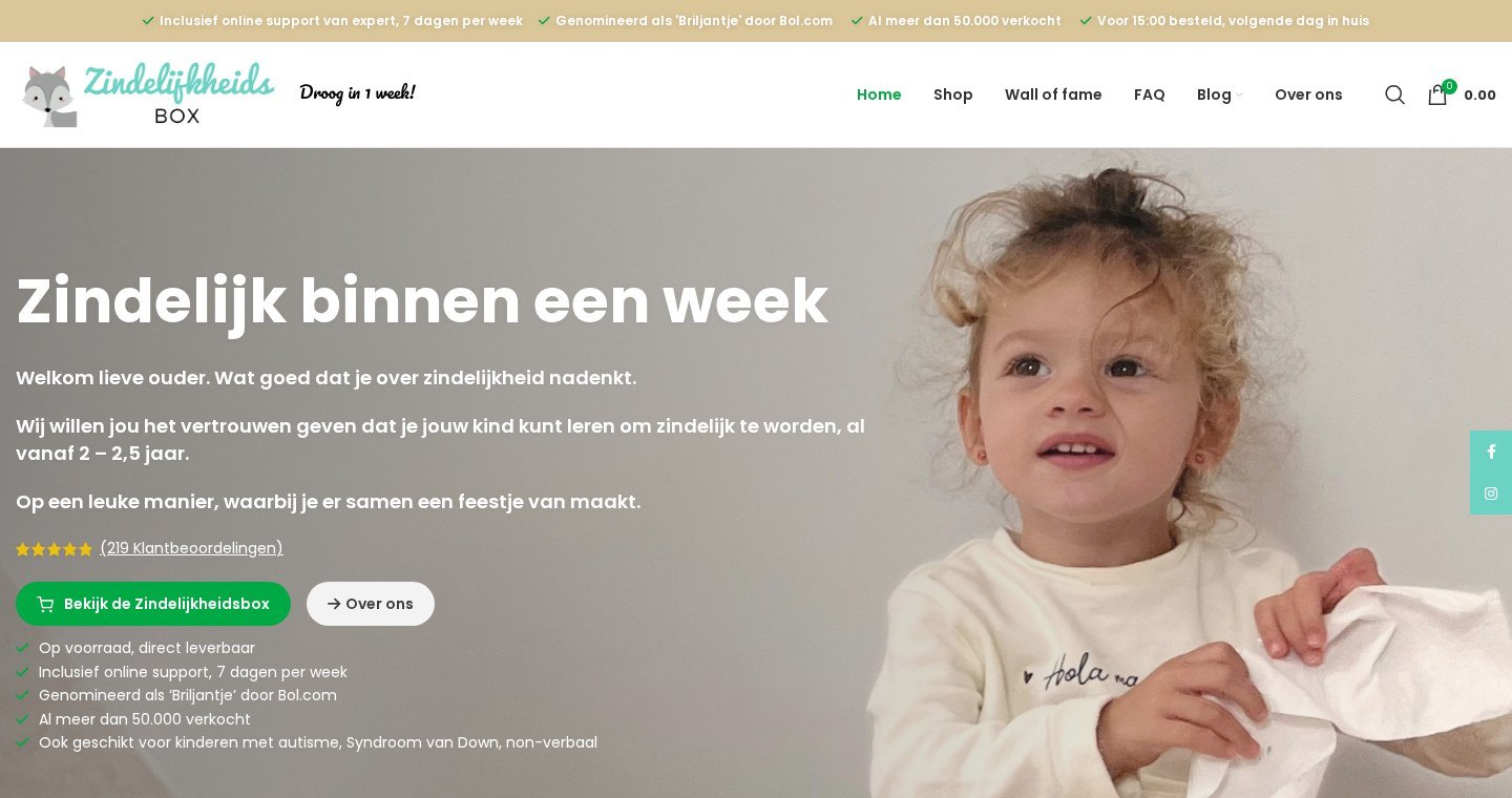 Screenshot van Zindelijkheidsbox